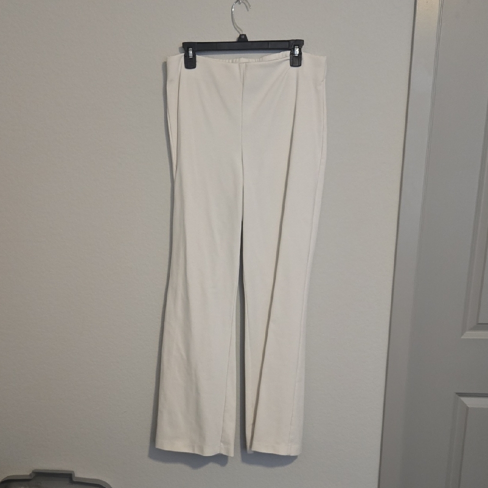 Rachel Zoe White Straight Leg Stretch Pants